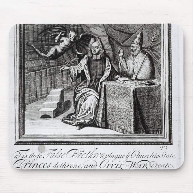 The High Church Champion and his two Seconds Mouse Pad (Front)