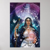 The High Priestess activated - divine feminine art