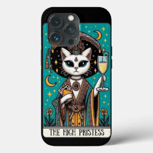 The High Priestess Cat Tarot Cell Phone Cover
