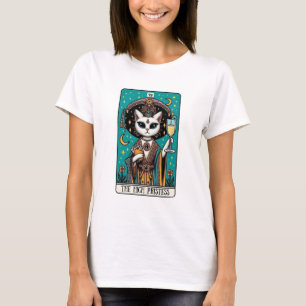 The High Priestess Cat Tarot T-Shirts