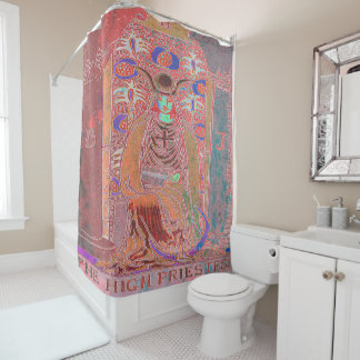 The High Priestess Tarot Card Shower Curtain