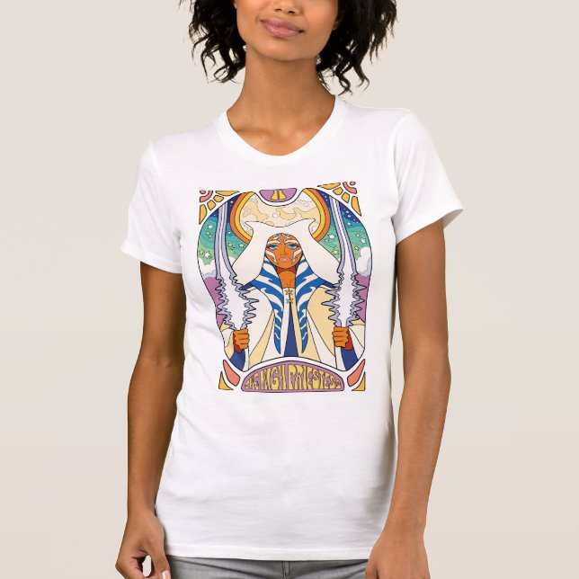 the high priestess tarot card T-Shirt (Front)