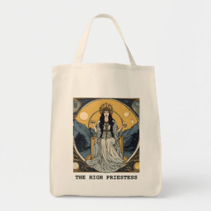 THE HIGH PRIESTESS - TAROT CARD TOTE BAG