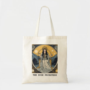 THE HIGH PRIESTESS - TAROT CARD TOTE BAG