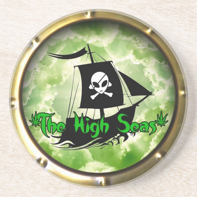 The High Seas Podcast Coaster (Front)