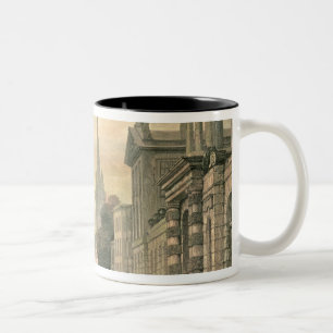 The High Street, Oxford, engraved by G. Hollis Two-Tone Coffee Mug