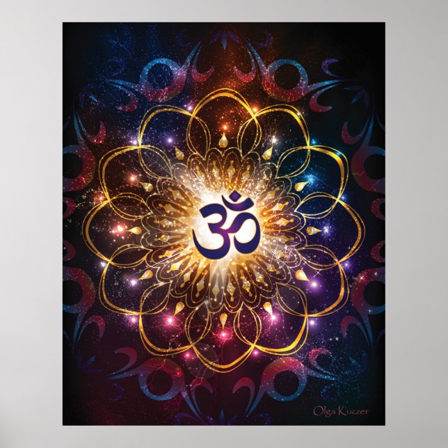 The higher power of Om Poster (Front)