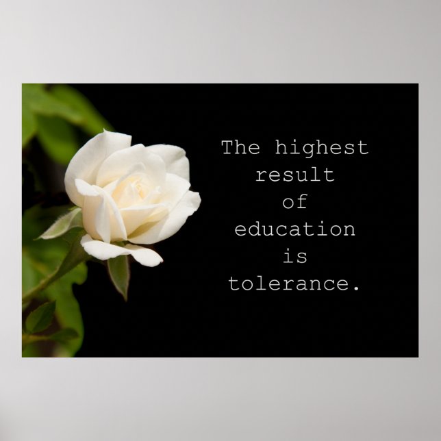 The highest result of education poster (Front)