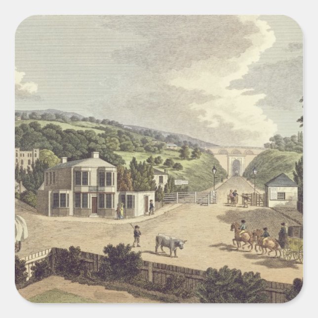 The Highgate Archway Square Sticker (Front)