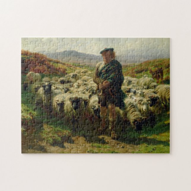 The Highland Shepherd by Rosa Bonheur Jigsaw Puzzle (Horizontal)