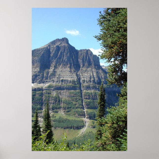 the Highline Trail - Glacier National Park Montana Poster (Front)