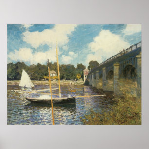The Highway Bridge at Argenteuil by Claude Monet Poster