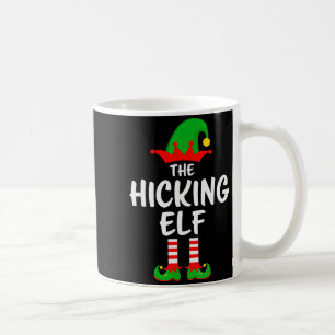 The Hiking Elf Matching Family Christmas  Coffee Mug