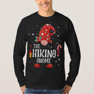 The Hiking Gnome Matching Family Christmas Gnome P T-Shirt