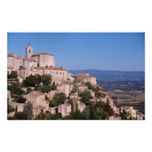 The hill top village of Gordes Photo Print