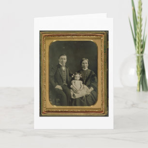 The Hiller family, c.1850 (daguerreotype) Card
