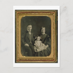The Hiller family, c.1850 (daguerreotype) Postcard