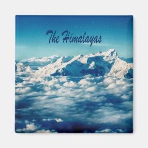 The Himalayas Mountains with Text Magnet