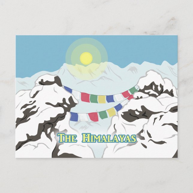 The Himalayas Postcard (Front)