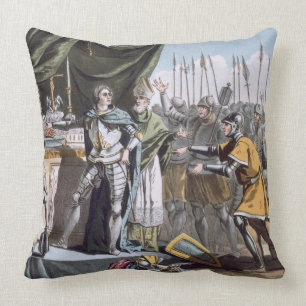 The Historic Day of Bouvines in 1214, engraved by Cushion
