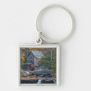 The Historic Grist Mill On Glade Creek 2 Key Ring