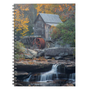 The Historic Grist Mill On Glade Creek 2 Notebook