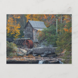 The Historic Grist Mill On Glade Creek 2 Postcard