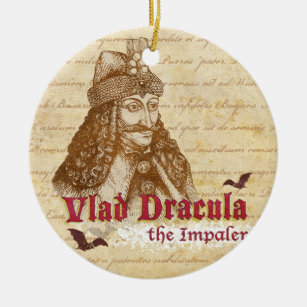 The historical Count Dracula Ceramic Ornament
