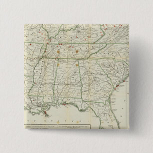 The Historical War Map 15 Cm Square Badge