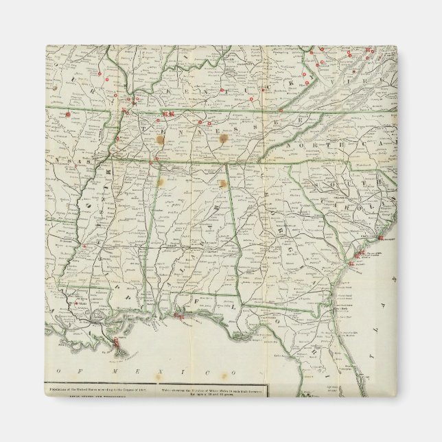 The Historical War Map Magnet (Front)