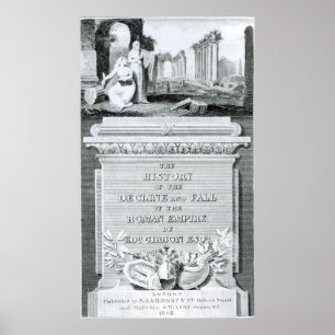 The History of Decline and Fall of  Roman Poster