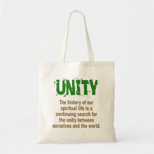 The History Of Our Spiritual Life - Unity Quote Tote Bag