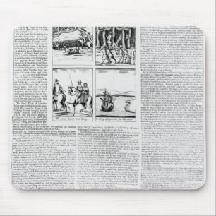 The history of the Battle of Worcester Mouse Pad