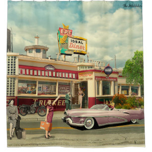 The Hitchhikers Shower Curtain