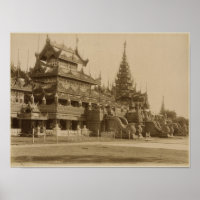 The Hman Kyaung or the glass monastery, Burma