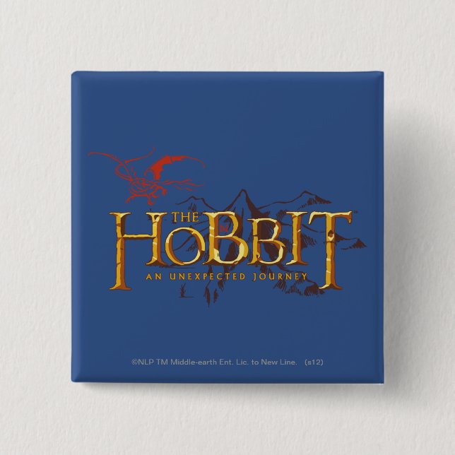 THE HOBBIT: AN UNEXPECTED JOURNEY™ 15 CM SQUARE BADGE (Front)