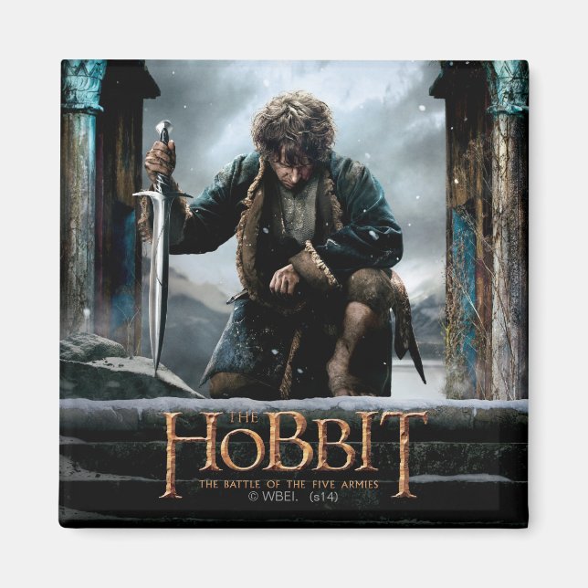 The Hobbit - BILBO BAGGINS™ Movie Poster Magnet (Front)