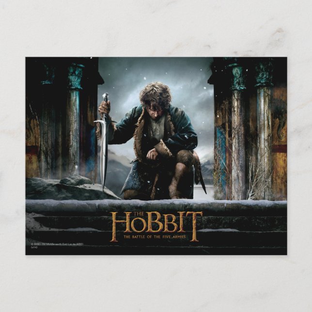 The Hobbit - BILBO BAGGINS™ Movie Poster Postcard (Front)