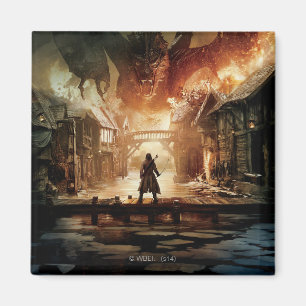 The Hobbit - Laketown Movie Poster Magnet