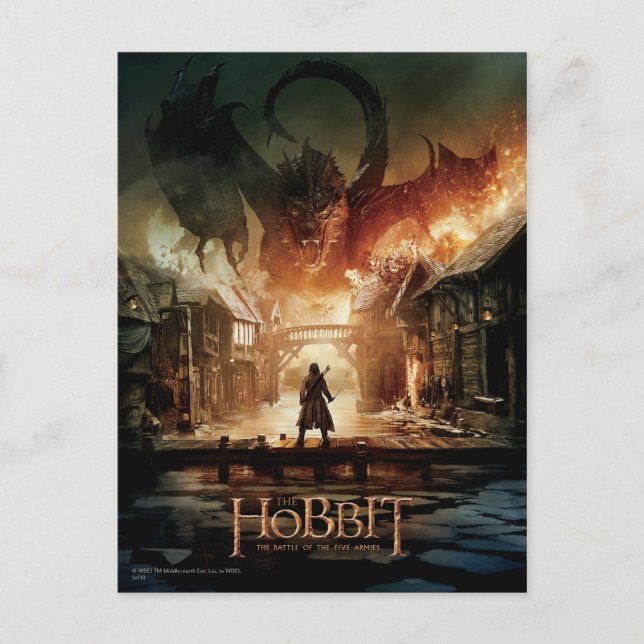 The Hobbit - Laketown Movie Poster Postcard (Front)
