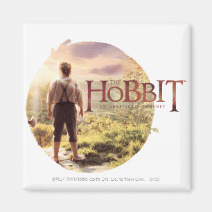 The Hobbit Logo with BILBO BAGGINS™ Back Magnet