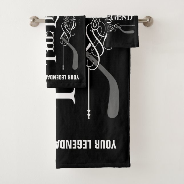 The (Hockey) Legend Bath Towel Set (Insitu)
