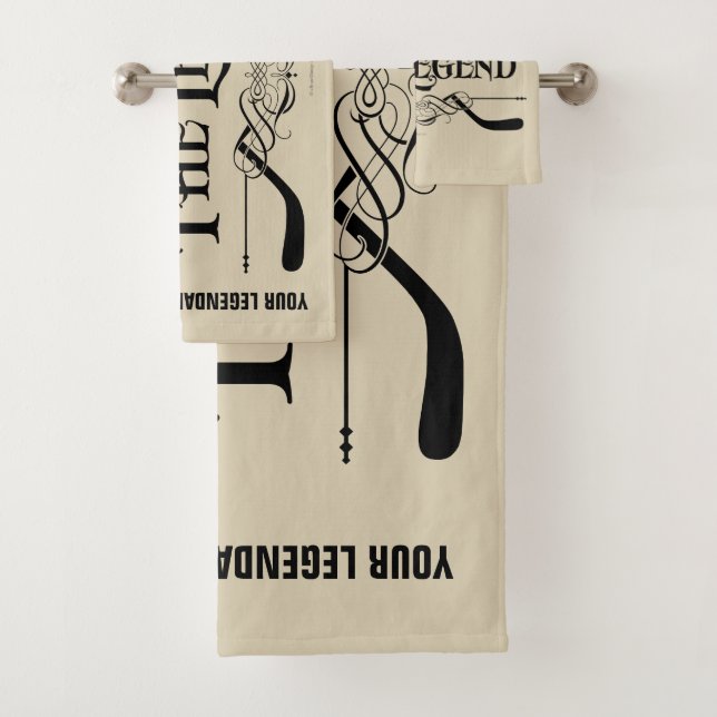 The (Hockey) Legend Bath Towel Set (Insitu)