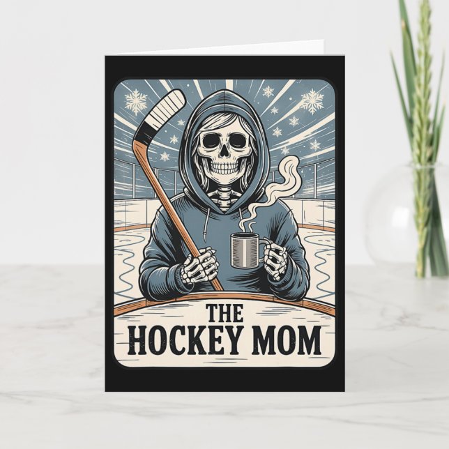 The Hockey Mum Funny Design  Card (Front)