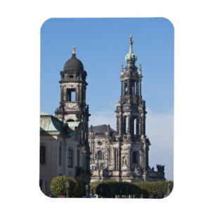The hofkirche (Church of the Court) Dresden Magnet