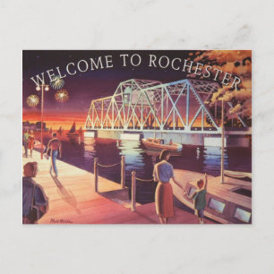 The Hojack Swing Bridge Postcard