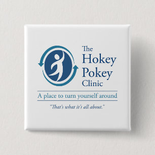 The Hokey Pokey Clinic 15 Cm Square Badge