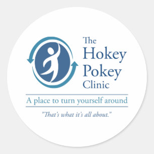 The Hokey Pokey Clinic Classic Round Sticker