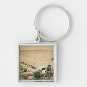 'The Hold Up', c.1900 (oil on canvas) Key Ring