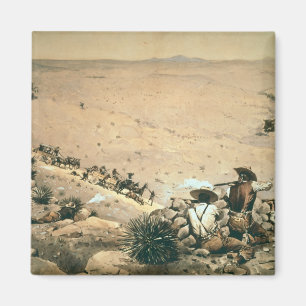 'The Hold Up', c.1900 (oil on canvas) Magnet